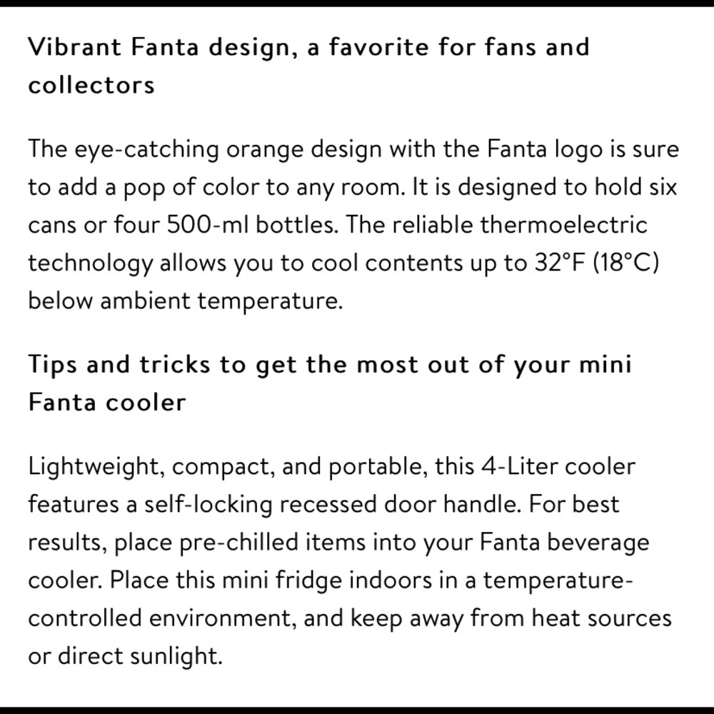 🥳 HOST PICK🥳 FANTA mini fridge. - Picture 16 of 16